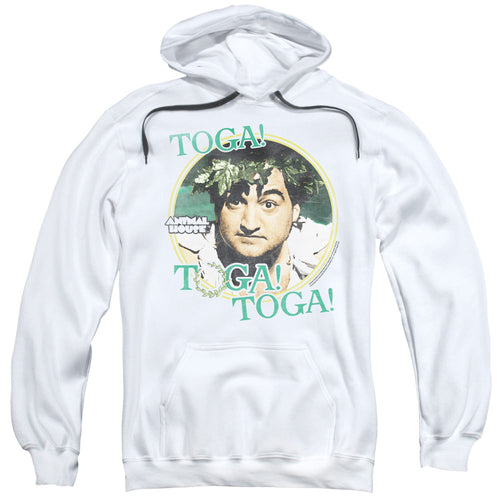 Animal House Toga Mens Hoodie White
