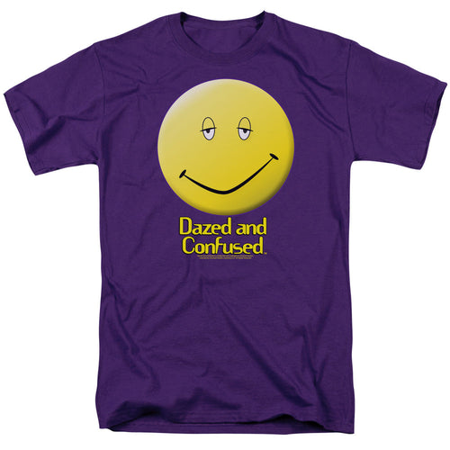 Dazed And Confused Dazed Smile Mens T Shirt Purple