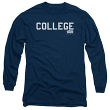 Load image into Gallery viewer, Animal House College Mens Long Sleeve Shirt Navy Navy
