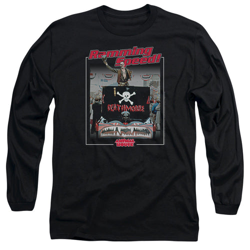 Animal House Ramming Speed Mens Long Sleeve Shirt Black