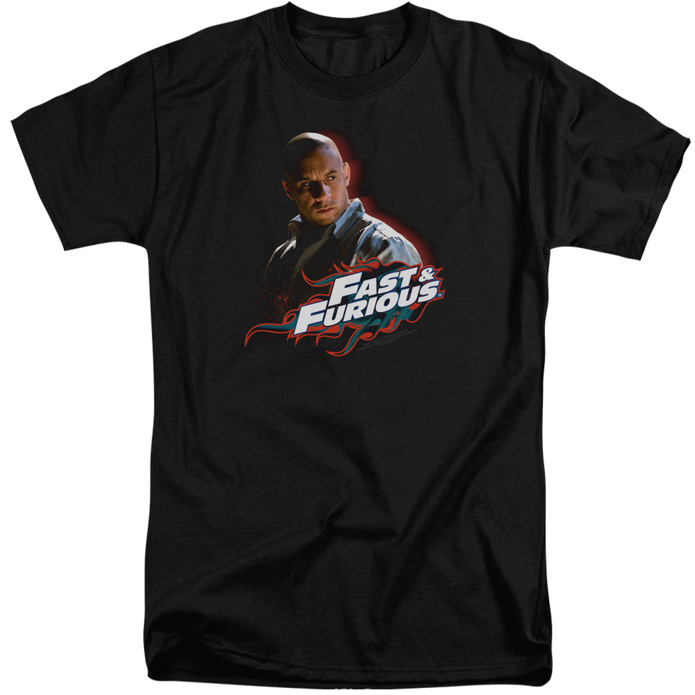 Fast And The Furious Toretto Mens Tall T Shirt Black