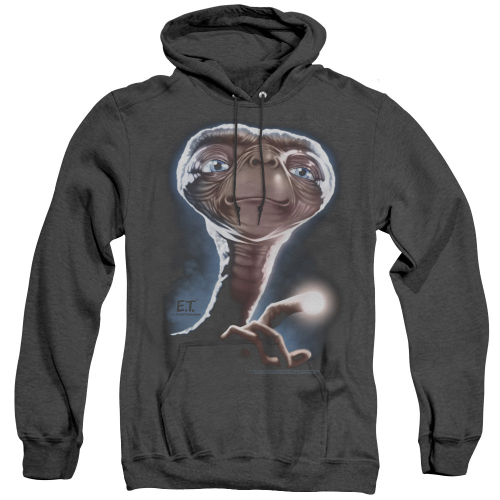 Et Portrait Heather Mens Hoodie Black