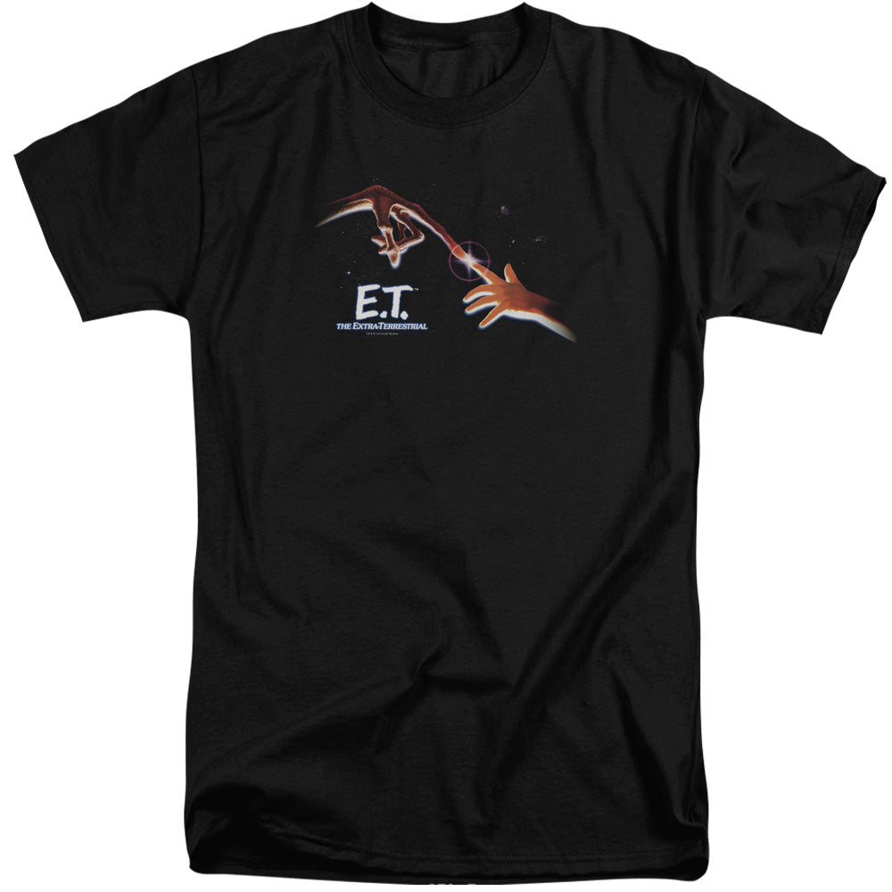 ET the Extra Terrestrial Poster Mens Tall T Shirt Black