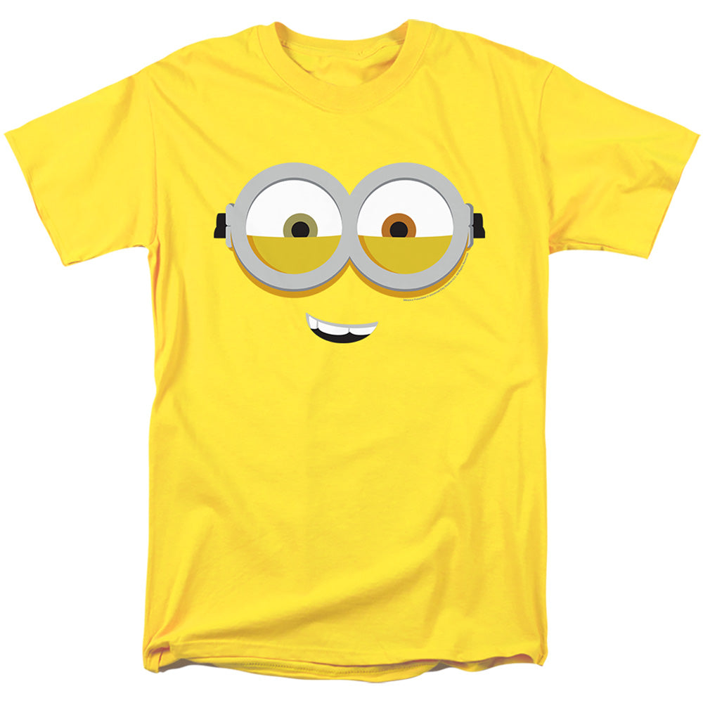 Minions Bob Face Mens T Shirt Yellow