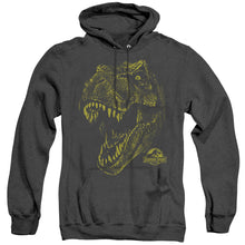 Load image into Gallery viewer, Jurassic Park Rex Mount Heather Mens Hoodie Black
