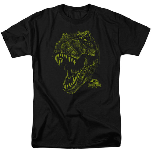 Jurassic Park Rex Mount Mens T Shirt Black