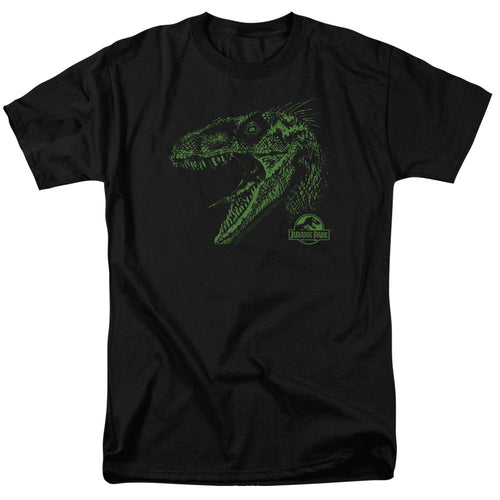 Jurassic Park Raptor Mount Mens T Shirt Black
