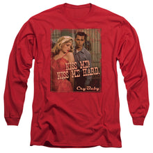 Load image into Gallery viewer, Cry Baby Kiss Me Mens Long Sleeve Shirt Red Red
