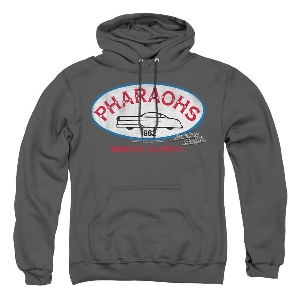 American Graffiti Pharaohs Mens Hoodie Charcoal