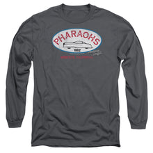 Load image into Gallery viewer, American Graffiti Pharaohs Mens Long Sleeve Shirt Charcoal Charcoal
