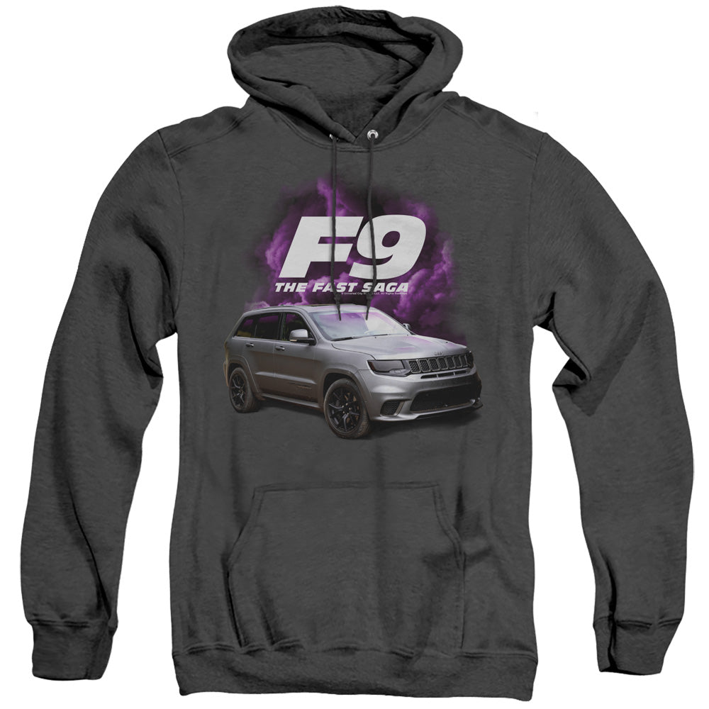 Fast And The Furious 9 Jeep Heather Mens Hoodie Black