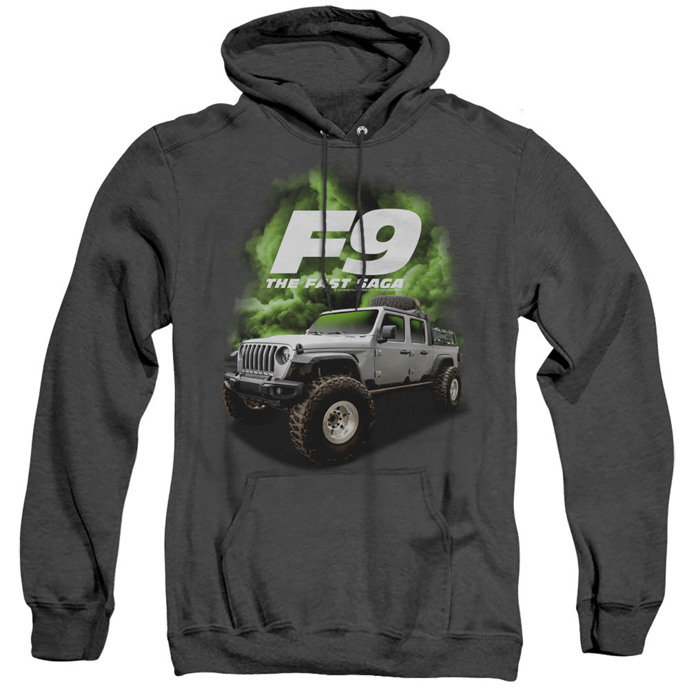 Fast And The Furious 9 Truck Heather Mens Hoodie Black