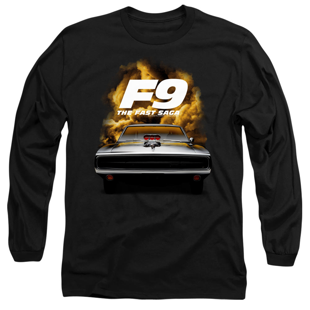 Fast And The Furious 9 Camero Front Mens Long Sleeve Shirt Black Officially Licensed