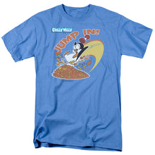 Load image into Gallery viewer, Chilly Willy Jump In Mens T Shirt Carolina Blue Carolina Blue
