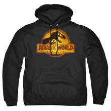 Load image into Gallery viewer, Jurassic World Rendered Logo Mens Hoodie Black

