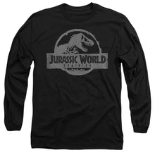Load image into Gallery viewer, Jurassic World Dominion Vintage Logo Mens Long Sleeve Shirt Black Officially Licensed

