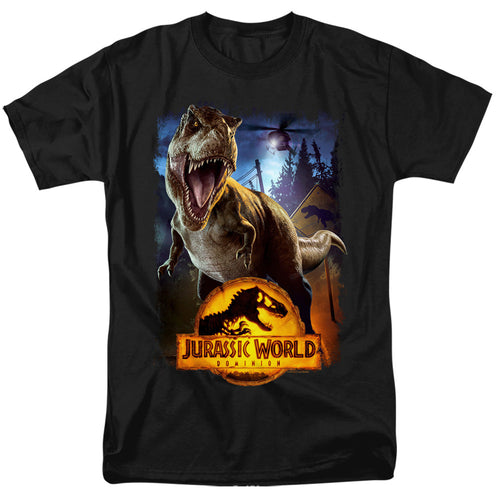 Jurassic World No More Fences Mens T Shirt Black
