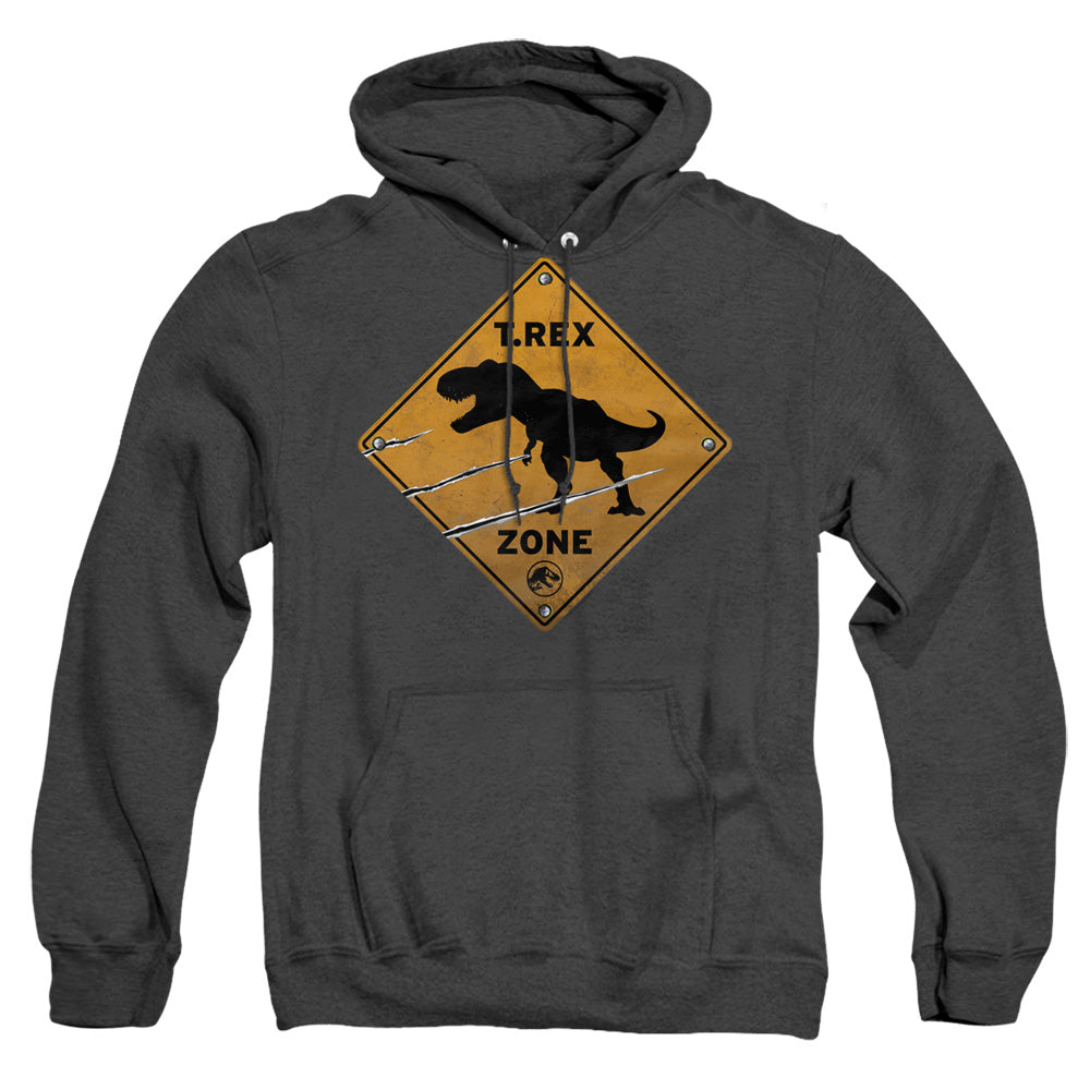 Jurassic World Trex Zone Heather Mens Hoodie Black