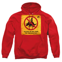 Load image into Gallery viewer, Jurassic World Don&#39;T Ride Sign Mens Hoodie Red
