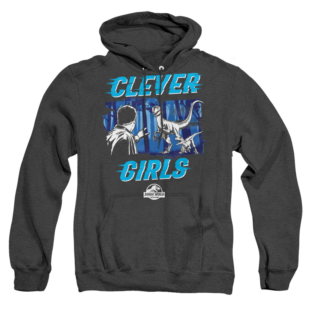 Jurassic World Dominions Clever Girl Heather Mens Hoodie Black