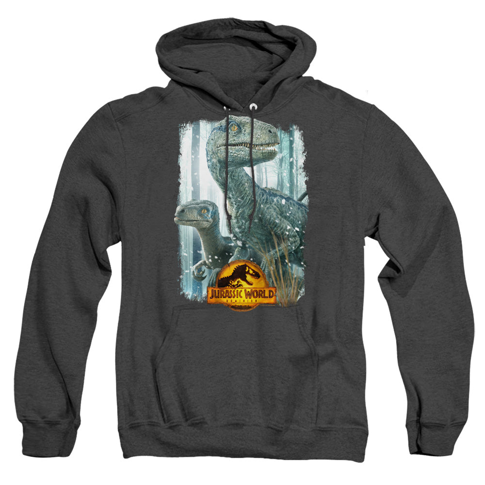 Jurassic World Blue Beauty Shot Heather Mens Hoodie Black