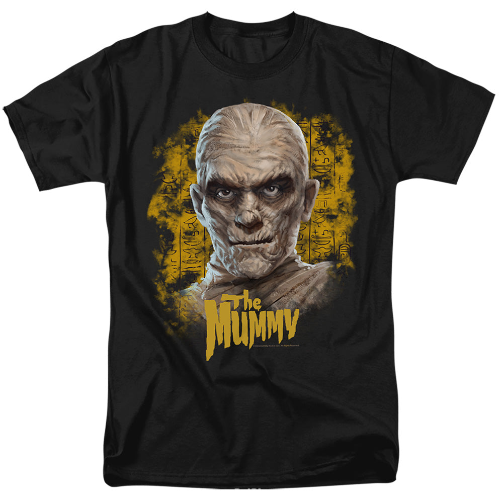 Universal Monsters The Mummy Head Mens T Shirt Black