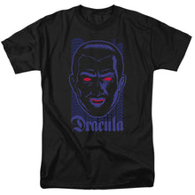 Load image into Gallery viewer, Universal Monsters Dracula Neon Mens T Shirt Black
