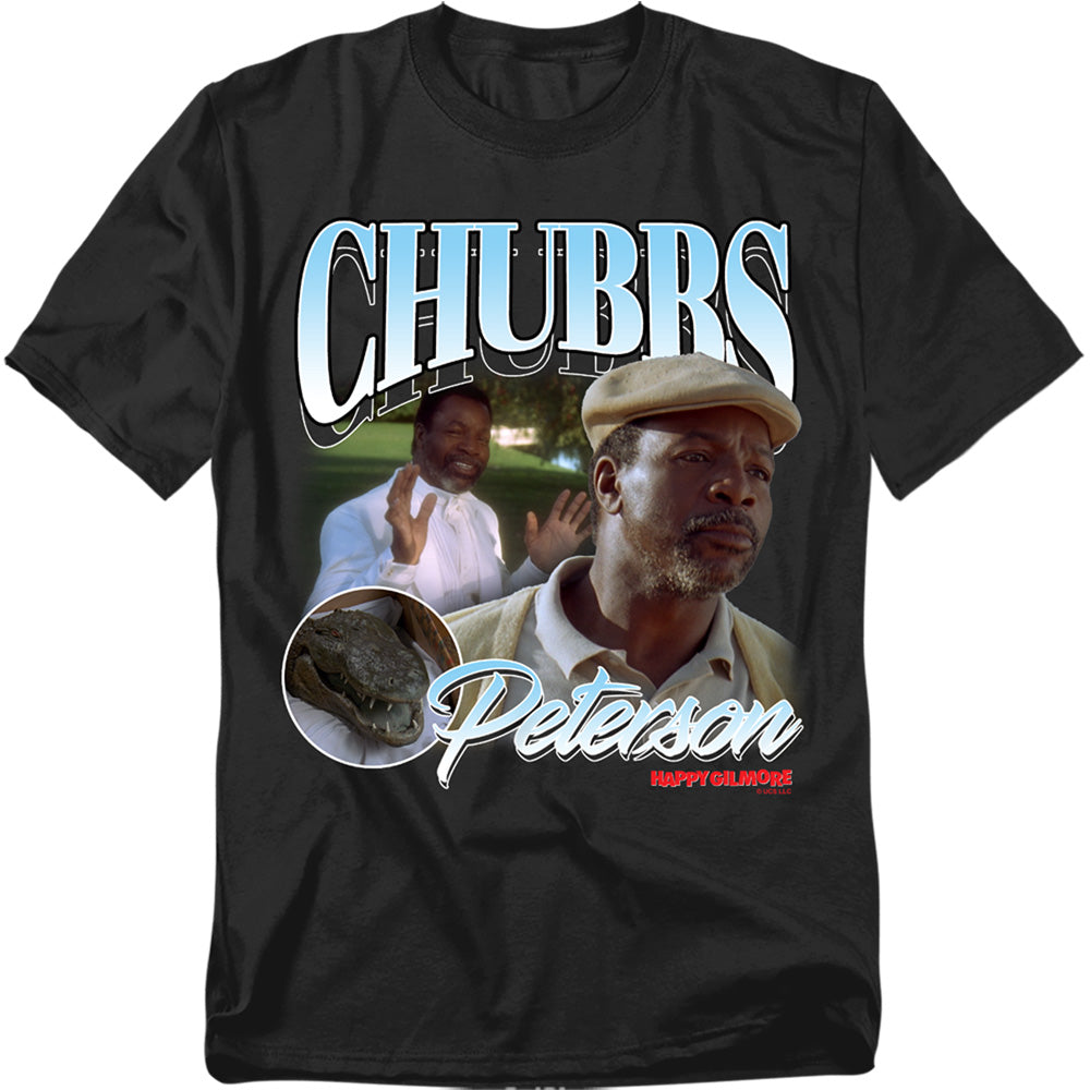 Happy Gilmore Chubbs Tribute Mens T Shirt Black