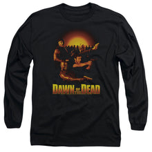 Load image into Gallery viewer, Dawn Of The Dead Dawn Collage Mens Long Sleeve Shirt Black Black
