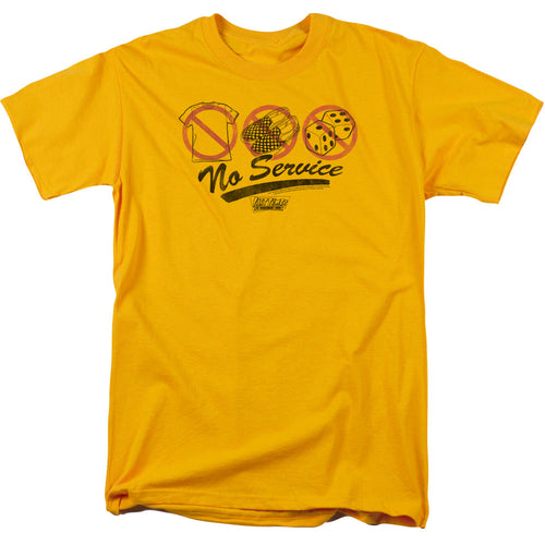 Fast Times at Ridgemont High No Service Mens T Shirt Gold