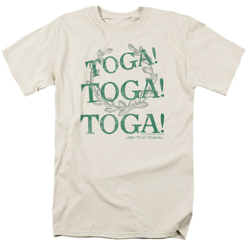 Animal House Toga Time Mens T Shirt Cream