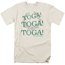 Load image into Gallery viewer, Animal House Toga Time Mens T Shirt Cream Cream
