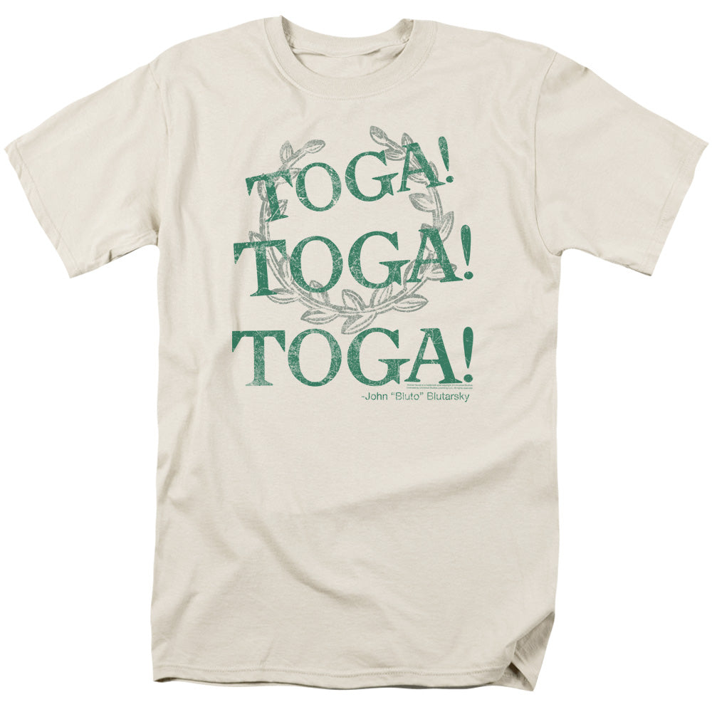 Animal House Toga Time Mens T Shirt Cream Cream