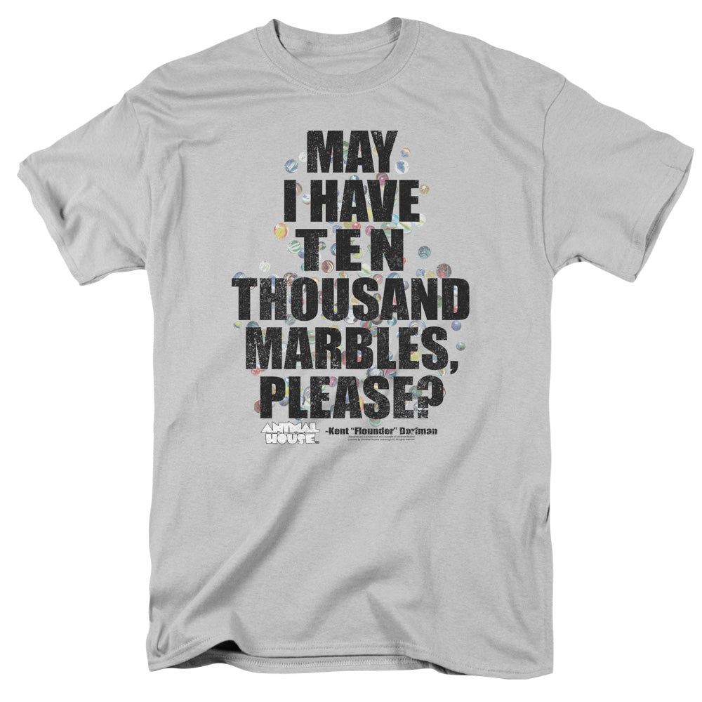 Animal House Marbles Mens T Shirt Silver Silver