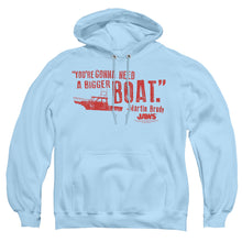 Load image into Gallery viewer, Jaws Bigger Boat Mens Hoodie Light Blue
