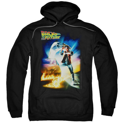 Back To The Future Poster Mens Hoodie Black