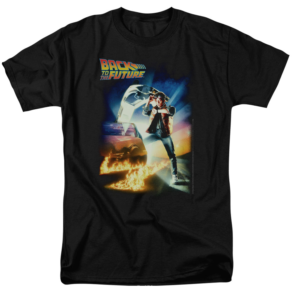 Back To The Future Poster Mens T Shirt Black Black