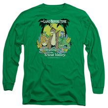 Load image into Gallery viewer, Land Before Time Great Valley Mens Long Sleeve Shirt Kelly Green Officially Licensed
