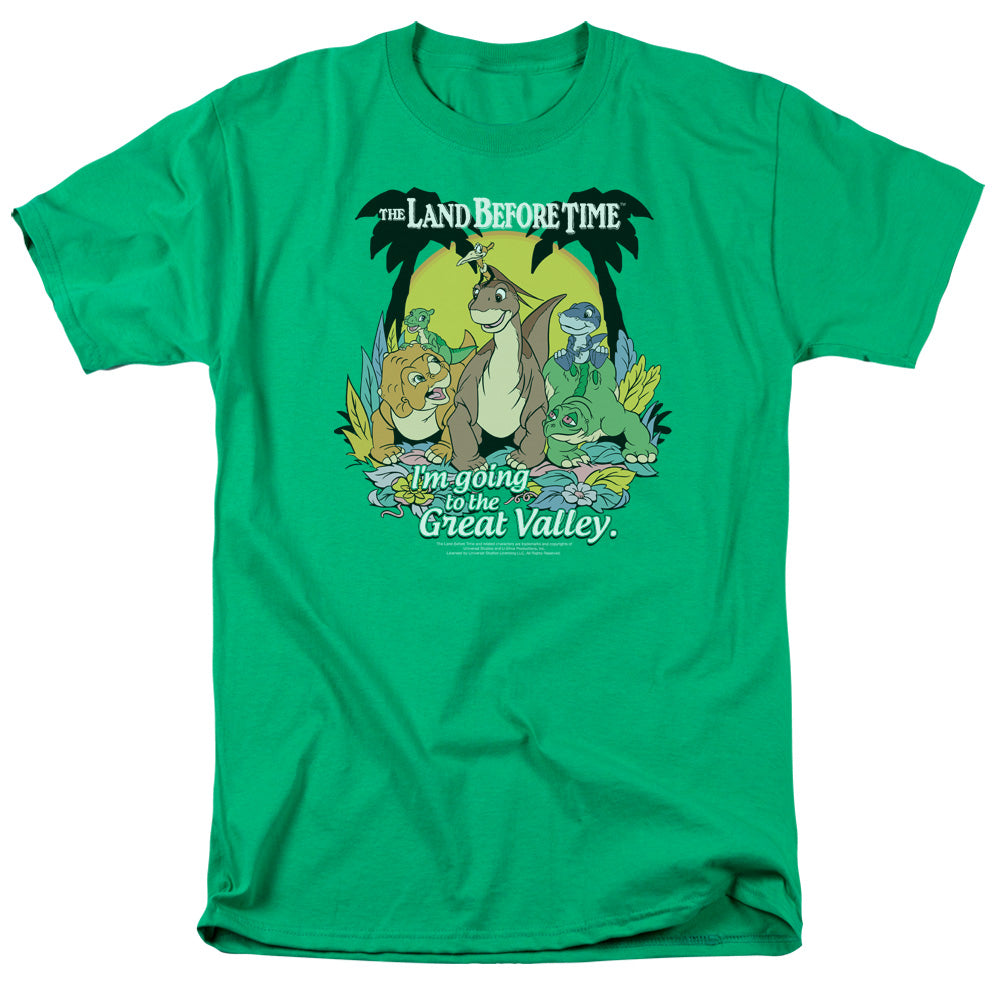 Land Before Time Great Valley Mens T Shirt Kelly Green