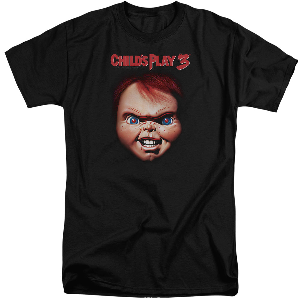 Childs Play 3 Chucky Mens Tall T Shirt Black