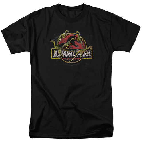 Jurassic Park Something Has Survived Mens T Shirt Black