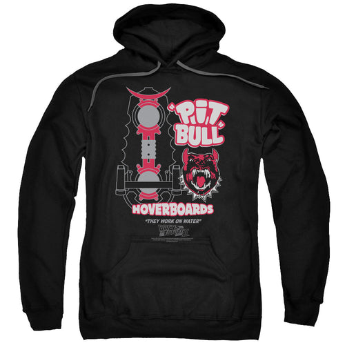 Back To The Future II Pit Bull Mens Hoodie Black
