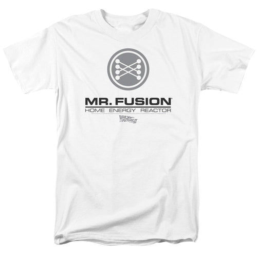 Back To The Future Ii Mr. Fusion Logo Mens T Shirt White