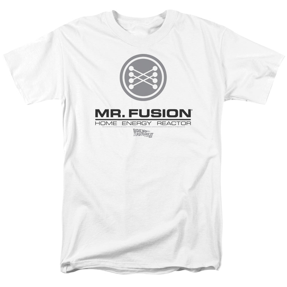 Back To The Future Ii Mr. Fusion Logo Mens T Shirt White