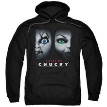 Load image into Gallery viewer, Bride Of Chucky Happy Couple Mens Hoodie Black
