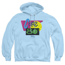Load image into Gallery viewer, Back To The Future Ii Cafe 80S Mens Hoodie Light Blue

