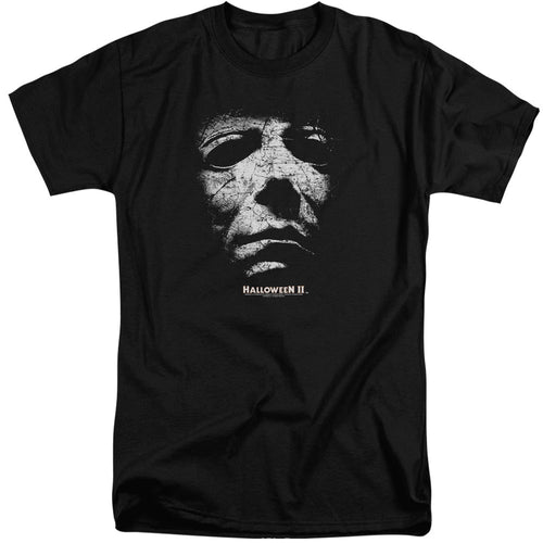 Halloween II Mask Mens Tall T Shirt Black