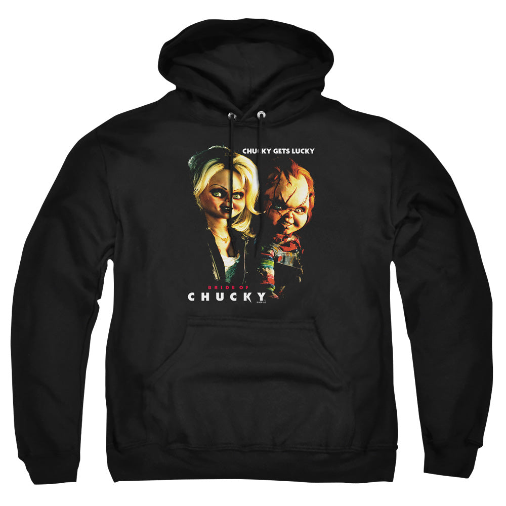 Bride Of Chucky Chucky Gets Lucky Mens Hoodie Black