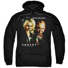 Load image into Gallery viewer, Bride Of Chucky Chucky Gets Lucky Mens Hoodie Black
