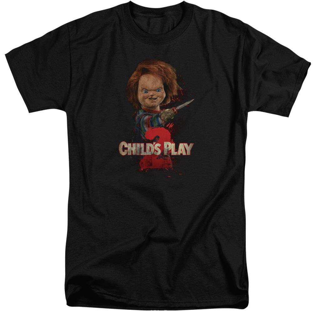 Childs Play 2 Heres Chucky Mens Tall T Shirt Black